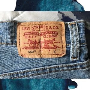 Levi’s Distressed Denim High-Rise Shorts